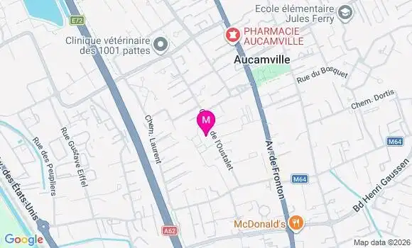 Localisation Alice Darmandieu