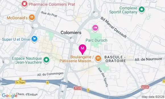 Localisation Mathilde Bouffie