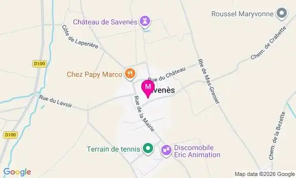 Localisation Anais Cance