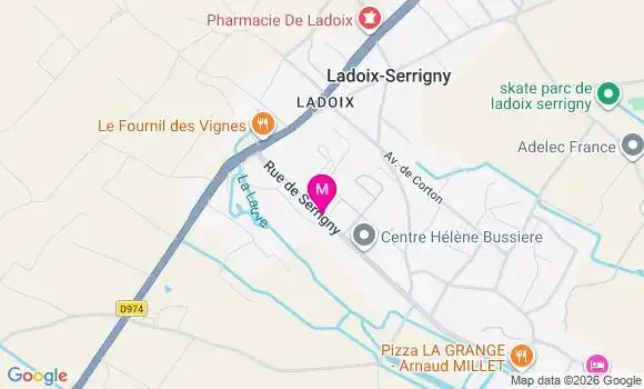 Localisation Armelle Raccurt