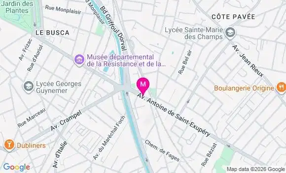 Localisation Floriane Merdinian