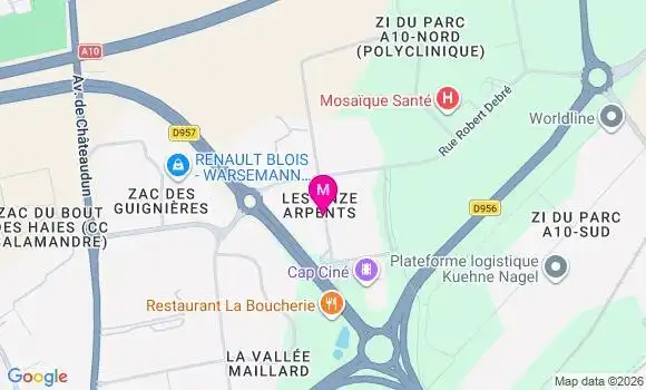 Localisation Cloe Chinchole