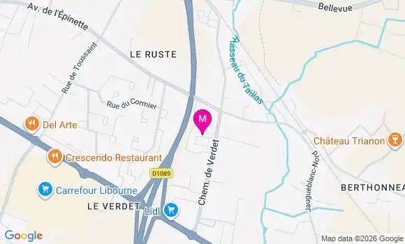 Localisation Faustine Thomas