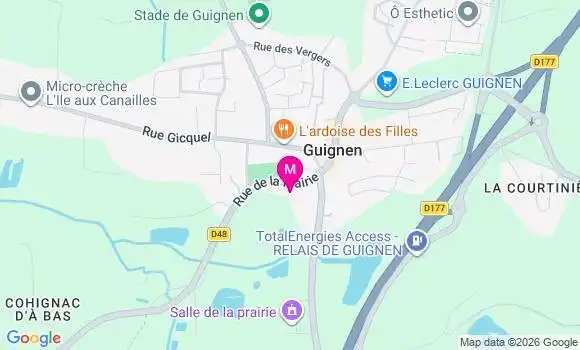 Localisation Enora Corbe