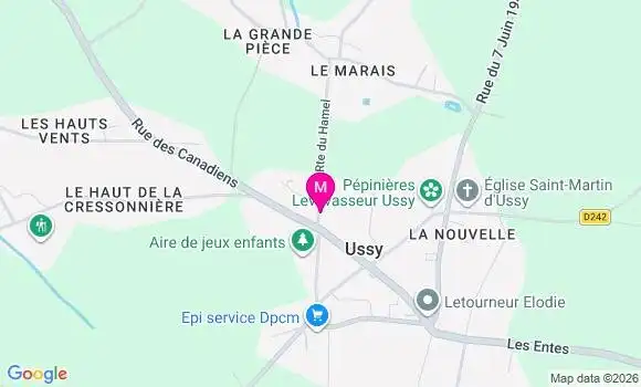 Localisation Delphine De Saint Chamas