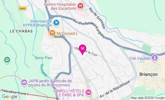 Localisation Salomé Chenaud