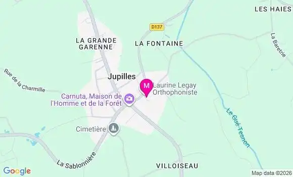 Localisation Laurine Legay
