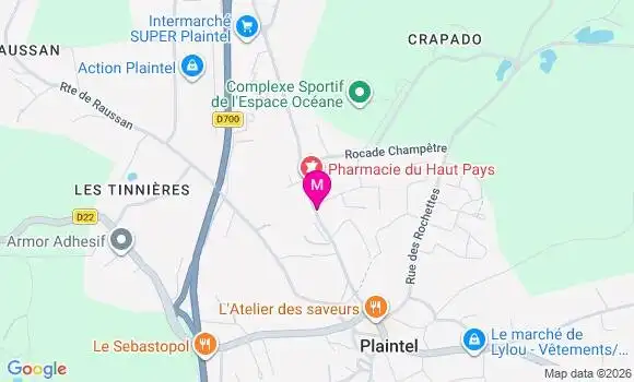 Localisation Nina Collard