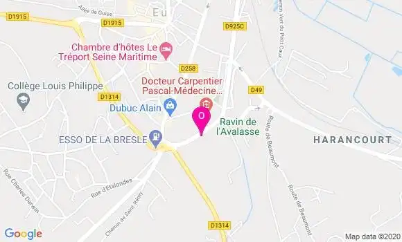 Localisation Pauline Briet