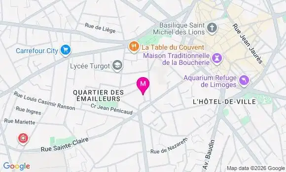 Localisation Agathe Vincent