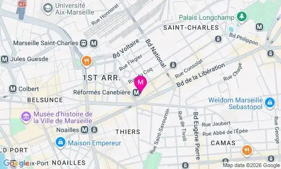 Localisation Justine Andrien