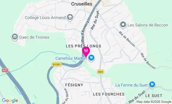Localisation Lucile Charriere