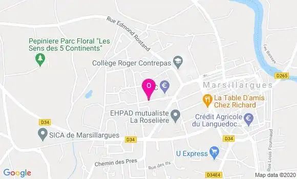 Localisation Marion Boucher