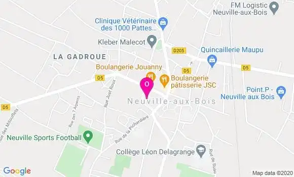 Localisation Audrey Coulon