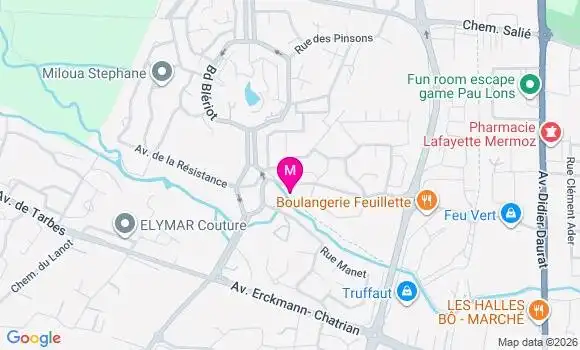 Localisation Pauline Lescur