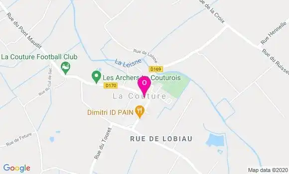 Localisation Odile Ferand