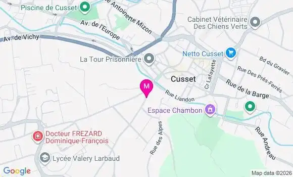 Localisation Jeanne Duperron