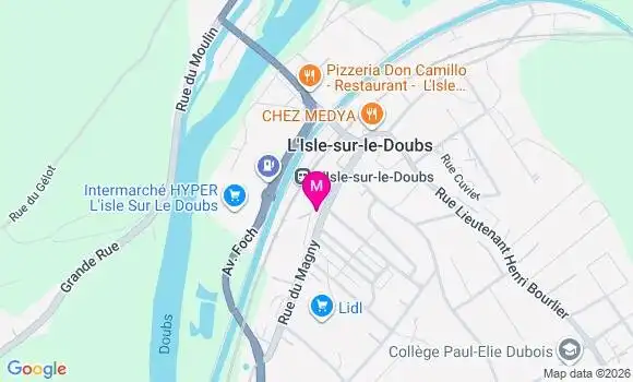 Localisation Jeanne Coussot