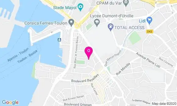 Localisation Cyrianne Duhard