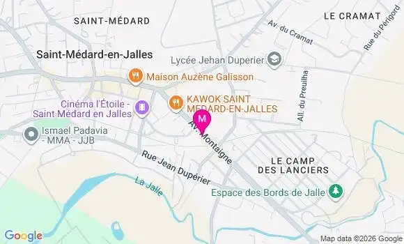 Localisation Chloé Carlier