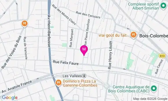 Localisation Martine Jacot