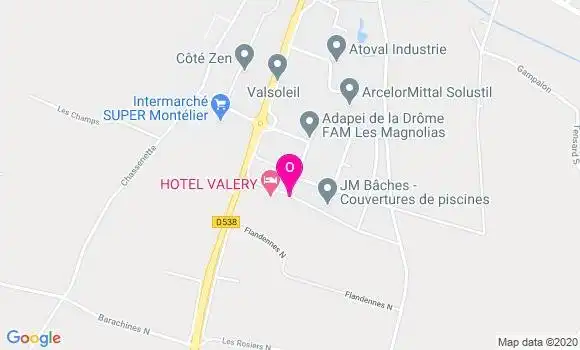 Localisation Baptiste Serret