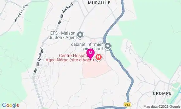 Localisation Nadege Yubero