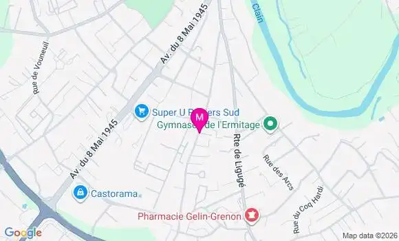 Localisation Emeline Mathieu