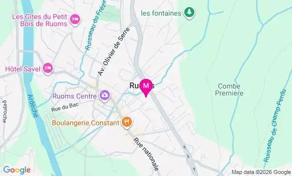 Localisation Cyrielle Pinet