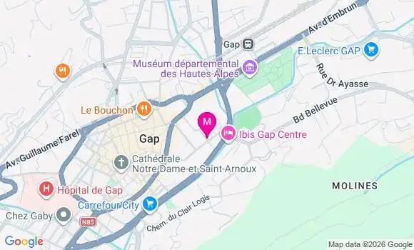 Localisation Jeanne Besson