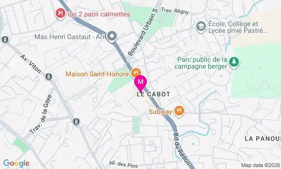 Localisation Camille Bridon