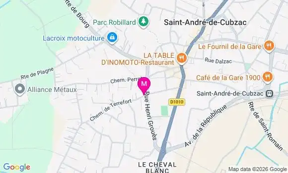 Localisation Manon Bessiere