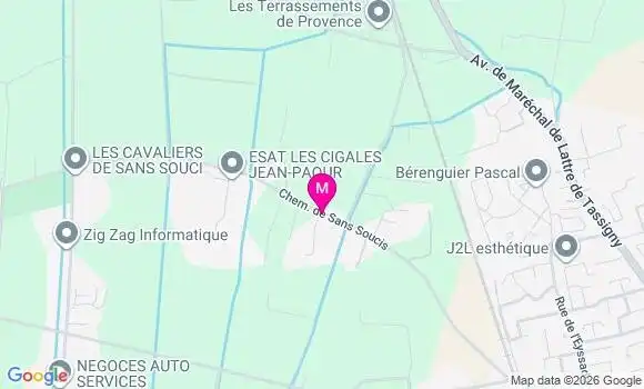Localisation Mireille Benet