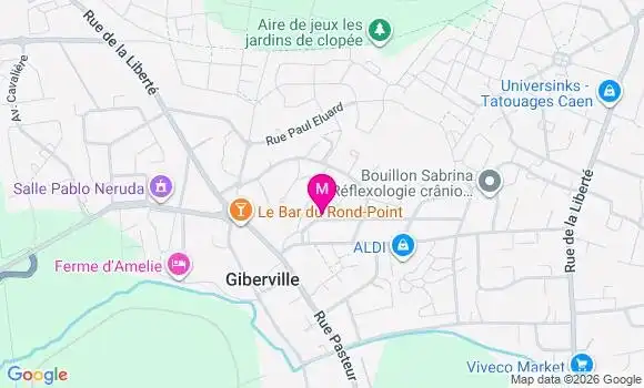 Localisation Eugénie Mahouin