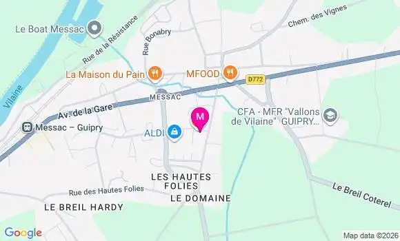 Localisation Anaïs Meric
