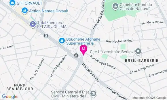 Localisation Louise De La Porte