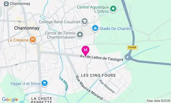 Localisation Colombe Jaillet