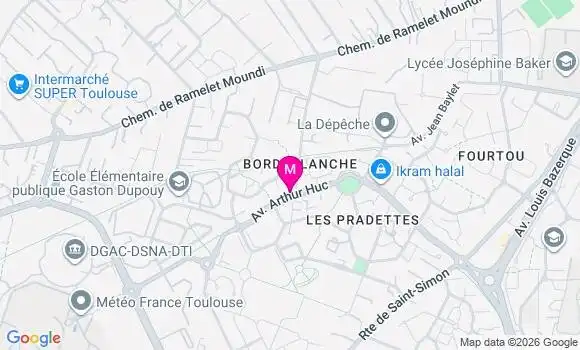 Localisation Sarah Amouroux