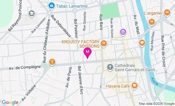 Localisation Jeanne Decamps