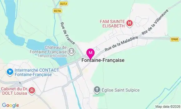Localisation Odile Feuvrier