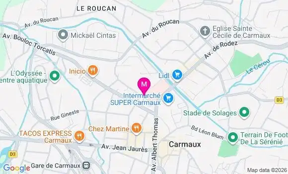 Localisation Cloe Mirabel