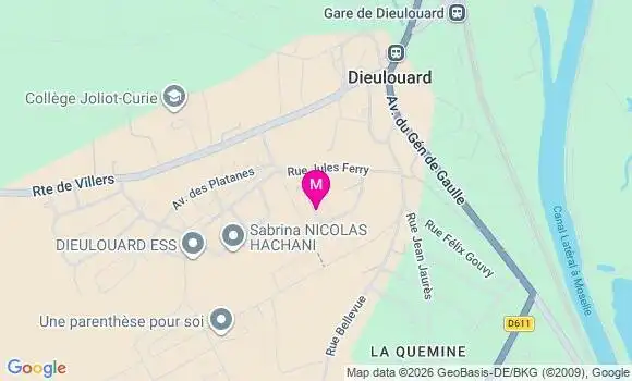 Localisation Elise Charpentier