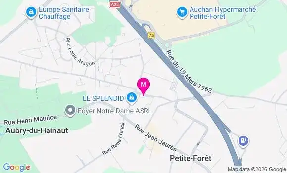 Localisation Orlane Hainaut
