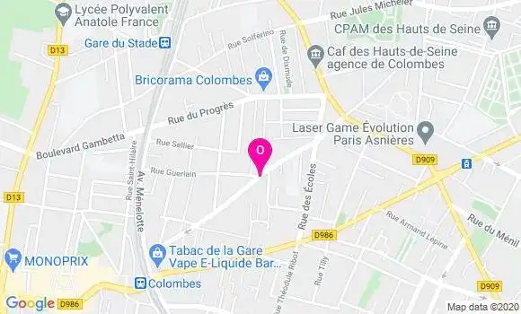 Localisation Agnes Dodu