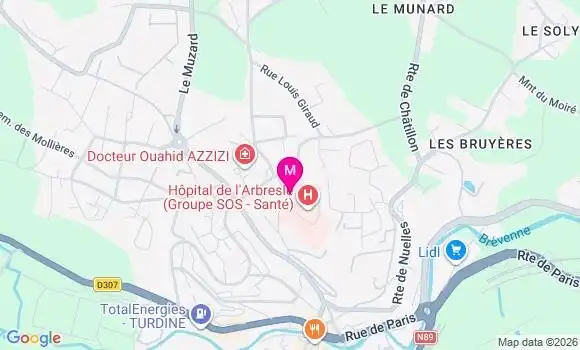 Localisation Emilie Terribile Lemoult