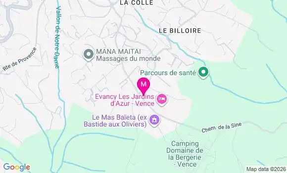 Localisation Anais Blairon Lacoste