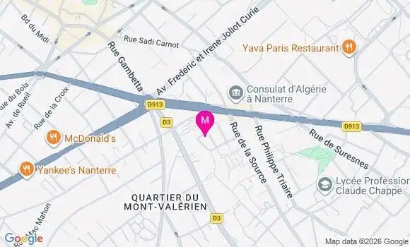 Localisation Ourdia Oubechon