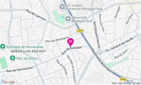 Localisation Geraldine Le Corvec