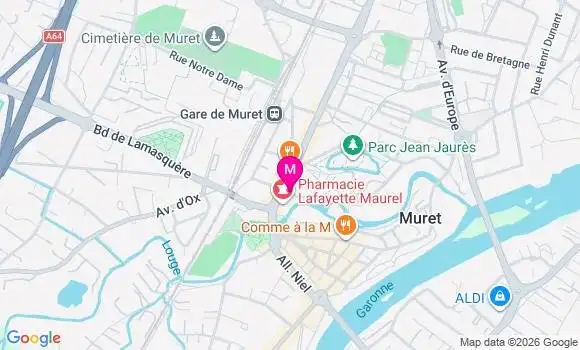 Localisation Mireille Auriol