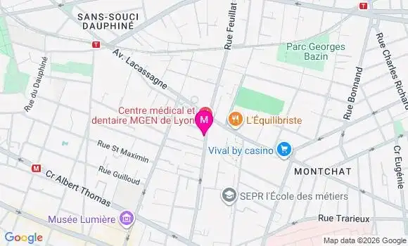 Localisation Jeannine Baret